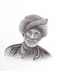 Imtiaz Ali,  12 x 15 Inch, Ballpoint on Paper, Figurative Painting, AC-IMA-002